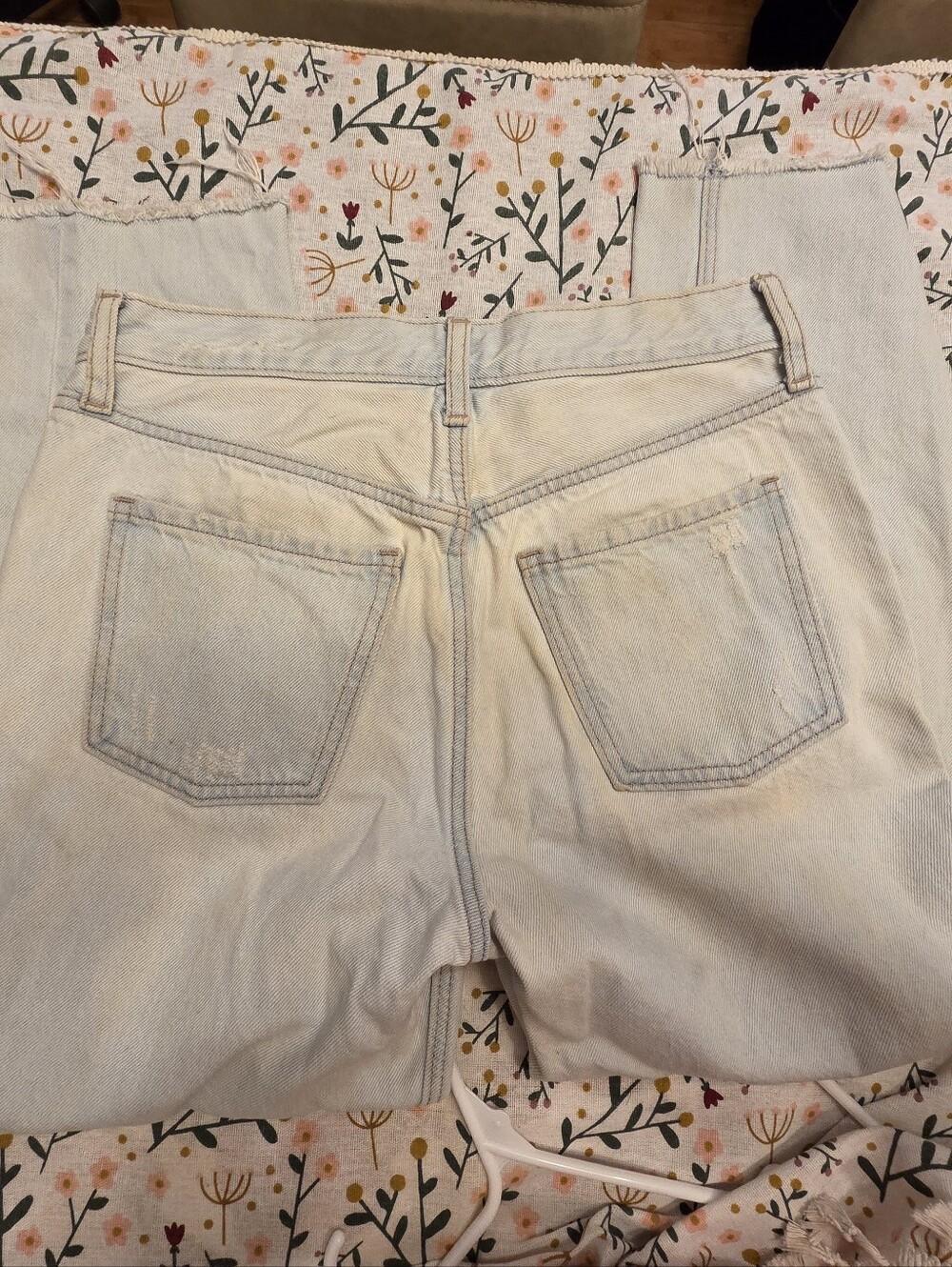 Old Navy Light Blue Boyfriend Jeans - Back Pocket Detail